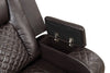 Galaxy Home Benz LED & Power Reclining Loveseat in Brown