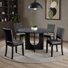 Oberto 5 Pc Round Dining Table Set