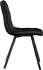 Annie Black Velvet Dining Chair