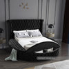 Luxus Black Velvet Full Bed (3 Boxes)