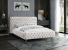 Delano Cream Velvet King Bed