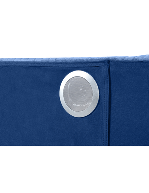 Galaxy Home Lizelle Queen Bed in with Ambient Lighting in Blue image