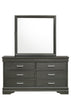 Galaxy Home Brooklyn Mirror in Gray