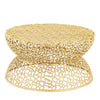 T3704-35 COFFEE TABLE GOLD