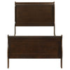 Louis Philippe Sleigh Panel Bed