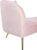 Nolan Pink Velvet Chaise