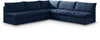 Jacob Navy Velvet Modular Sectional