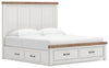 Ashley Savonport King Panel Storage Bed