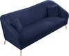 Hermosa Navy Velvet Sofa