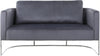 Casa Grey Velvet Loveseat