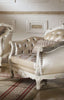 Acme Chantelle Living Room Chair w/Pillow in Pearl White 53542