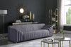 Naya Grey Velvet Sofa