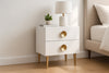 Zayne White Night Stand