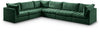 Jacob Green Velvet Modular Sectional