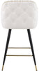 Barbosa White Faux Leather Counter/Bar Stool