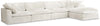 Cozy Cream Velvet Cloud Modular Sectional