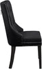 Nikki Black Velvet Dining Chair