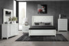Alina White Bed Group with LED
