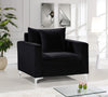 Naomi Black Velvet Chair