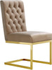 Cameron Beige Velvet Dining Chair
