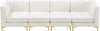 Alina Cream Velvet Modular Sofa