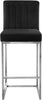 Giselle Black Velvet Stool