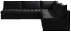 Jacob Black Velvet Modular Sectional