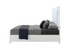 Alina White Bed with LED