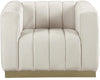 Marlon Cream Velvet Chair