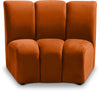 Infinity Cognac Velvet Modular Chair