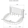 Sonya Panel Floor Storage Bed