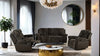 Dionysus Manual Reclining Sofa Brown