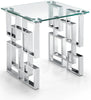 Alexis Chrome End Table