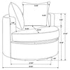 Debbie Swivel Accent Chair
