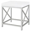 Eliza Makeup Vanity Table with LED Mirror and Stool