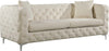 Scarlett Cream Velvet Sofa