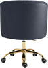 Arden Grey Velvet Office Chair