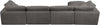 Cozy Grey Velvet Cloud Modular Sectional