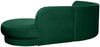 Rosa Green Velvet 3pc. Sectional (3 Boxes)