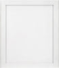 Modernist White Gloss Mirror