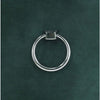 Dekel Green Fabric & Stainless Steel Side Chair