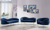 Ritz Navy Velvet Chair