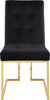 Pierre Black Velvet Dining Chair