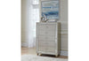 Riley Silver Bed, Dresser, Mirror, Nightstand