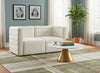Quincy Cream Velvet Modular Sofa