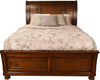 Galaxy Home Baltimore King Storage Bed in Dark Walnut GHF-808857551764