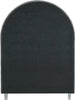 Rainbow Grey Velvet Twin Bed