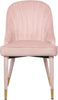 Belle Pink Velvet Dining Chair