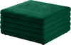 Lorenzo Green Velvet Ottoman
