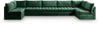 Jacob Green Velvet Modular Sectional